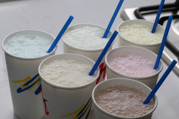 Old Fashioned Milkshakes with Ice Cream